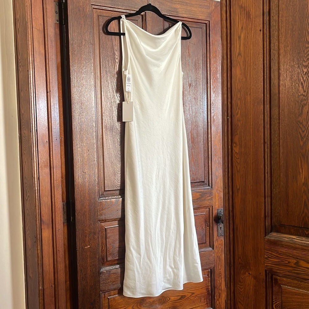 Wilfred New Goddess Satin Dress